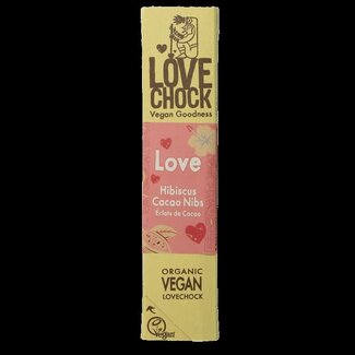 Lovechock Lovechock Love hibiscus éclats de cacao bio 40 g