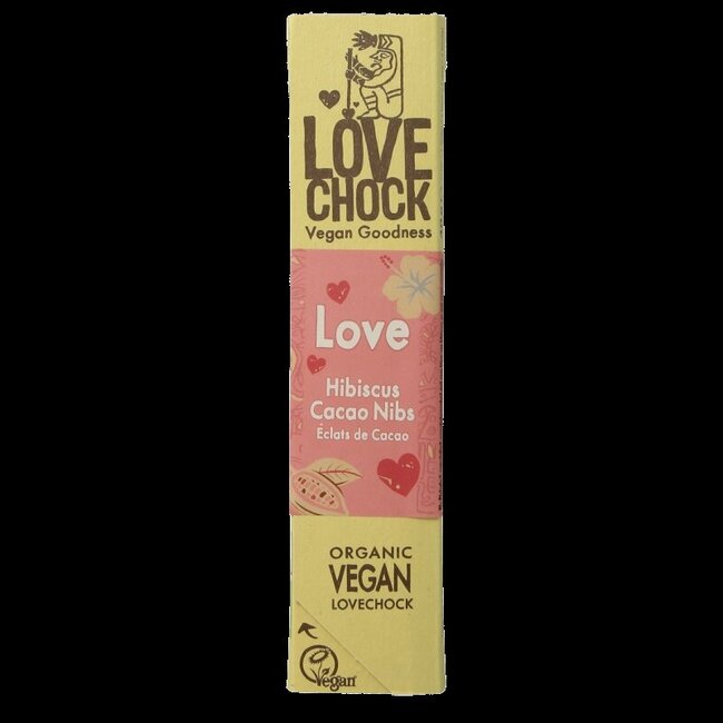 Lovechock Love hibiscus cacao nibs bio 40 Gram