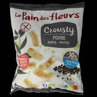 Pain Des Fleurs Pain Des Fleurs Crousty chips au poivre sans gluten bio 75 g
