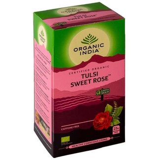 Organic India Organic India Tulsi sweet rose thee bio 25 Zakjes