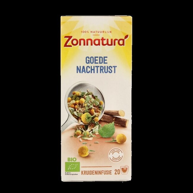 Zonnatura Goede nachtrust thee bio 20 Zakjes