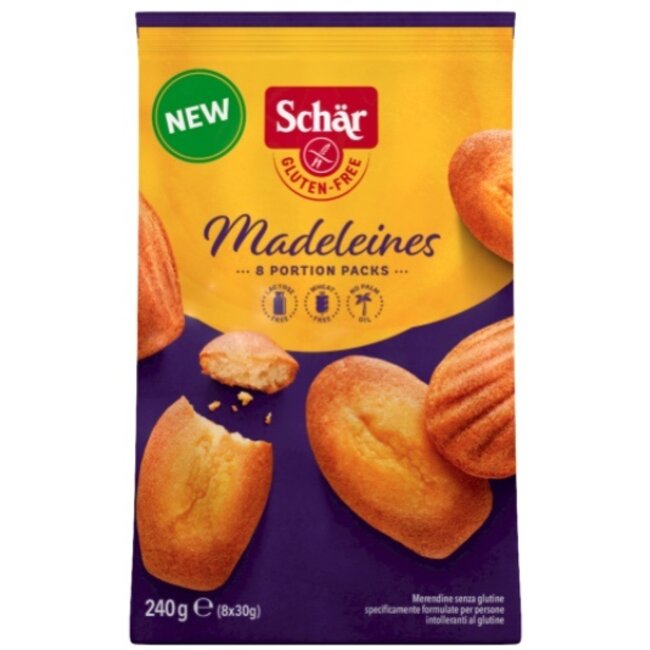 Madeleines classic glutenvrij 240 Gram