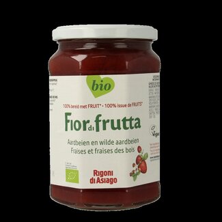 Fiordifrutta Fiordifrutta Aardbei & wilde aardbei jam bio 630 Gram