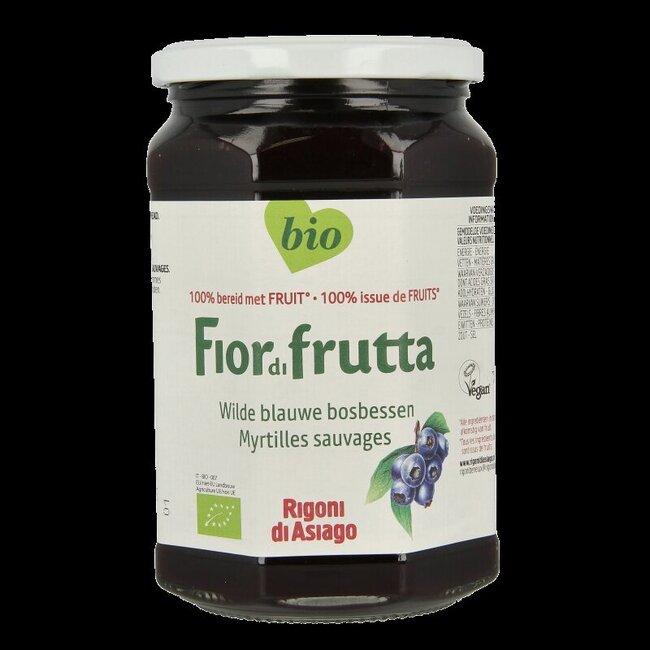 Wilde blauwe bosbessen jam bio 630 Gram