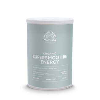 Mattisson Mattisson Organic supersmoothie energy bio 500 Gram