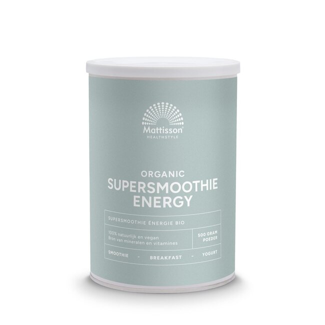 Mattisson Organic supersmoothie energy bio 500 Gram