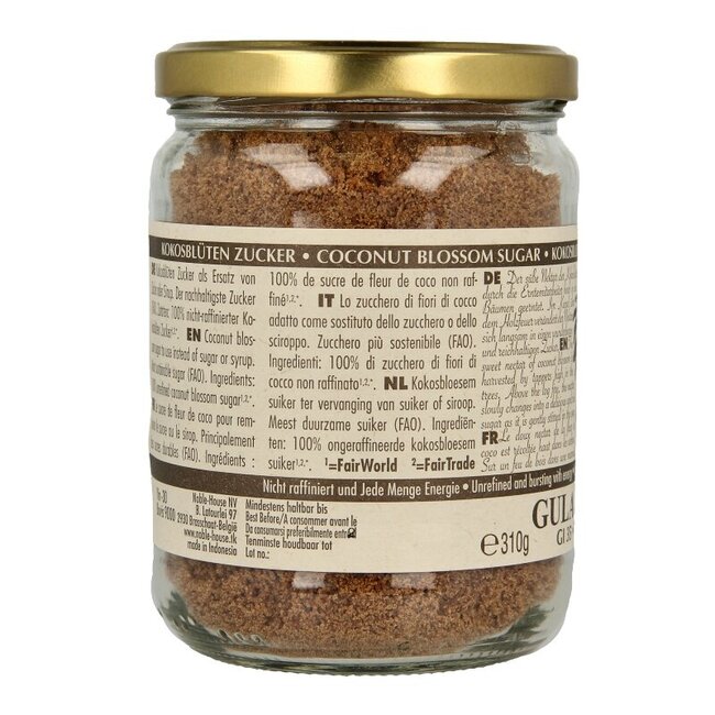 Amanprana Gula java brut bio 310 Gram