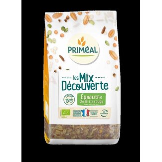 Primeal Granenmix tarwe spelt rode rijst bio 400 Gram