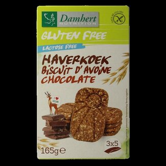 Damhert Damhert Biscuits à l'avoine et au chocolat sans gluten 165 g