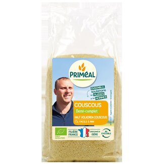 Primeal Primeal Couscous half volkoren bio 1 Kilogram