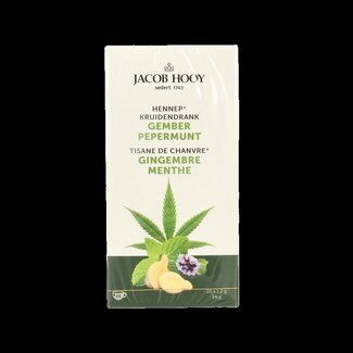 Jacob Hooy Thé chanvre gingembre menthe poivrée Jacob Hooy 20 sachets