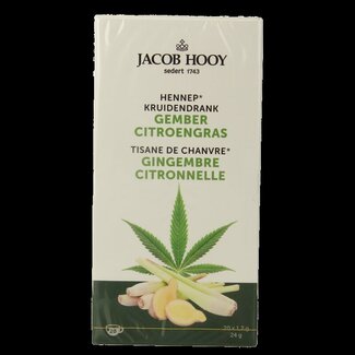 Jacob Hooy Jacob Hooy Chanvre gingembre citronnelle 12 pièces