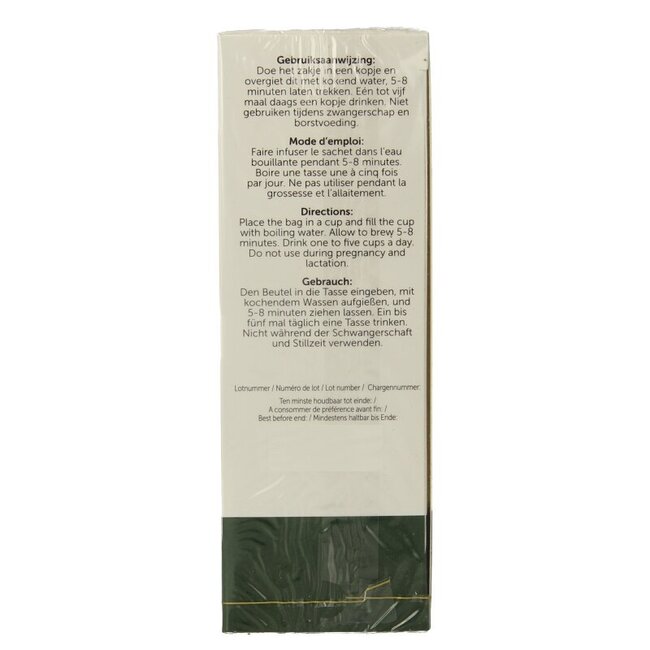 Jacob Hooy Chanvre gingembre citronnelle 12 pièces