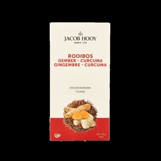 Jacob Hooy Jacob Hooy Rooibos Gingembre Curcuma 20 sachets