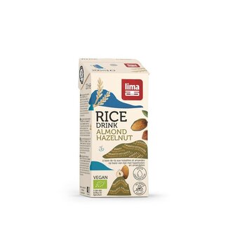 Lima Lima Rice drink hazelnoot-amandel bio 200 Milliliter