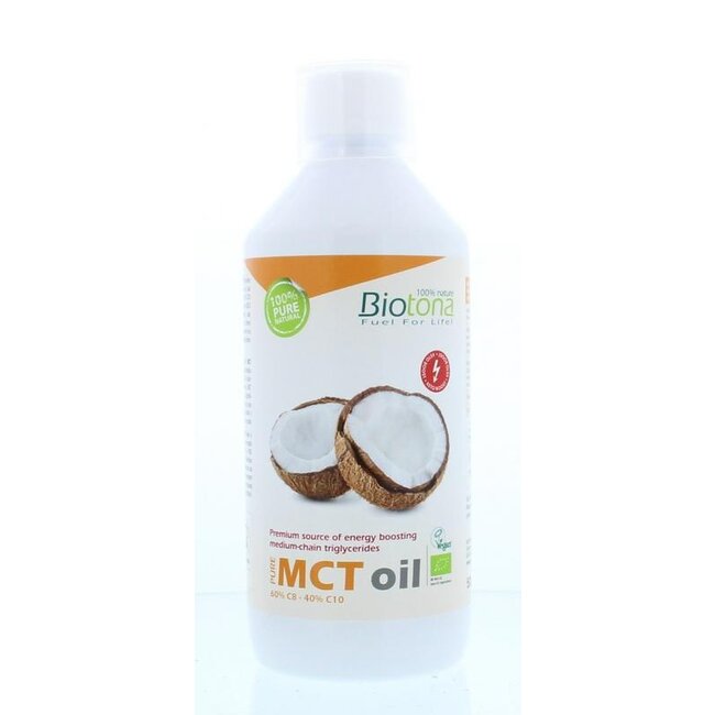 Biotona MCT olie puur bio 500 Milliliter