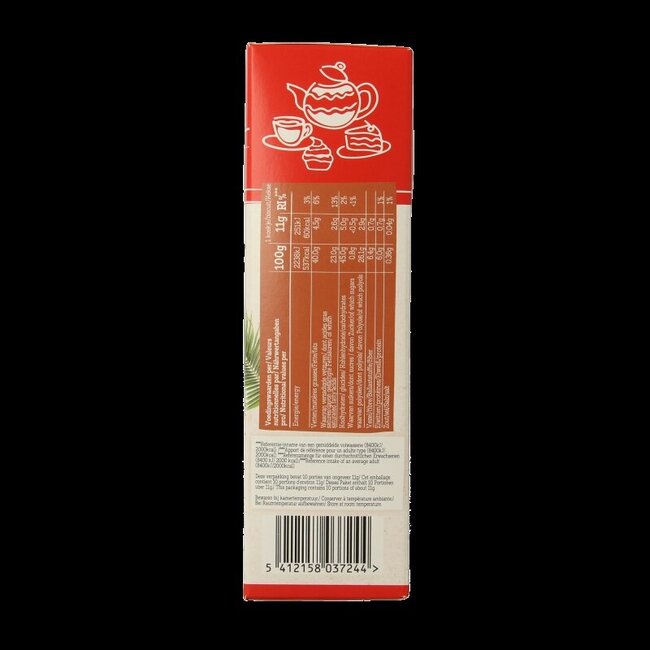 Damhert Kokoskoek chocolade low carb 110 Gram