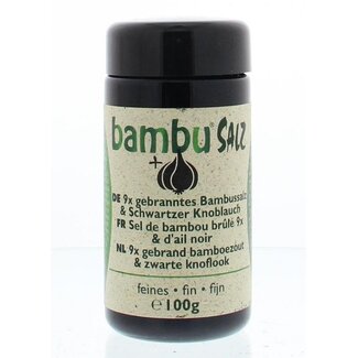 Bambu Salz Bambu Salz Bamboezout knoflook 100 Gram