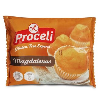 Proceli Proceli Magdalenas glutenvrij 4 stuks 160 Gram