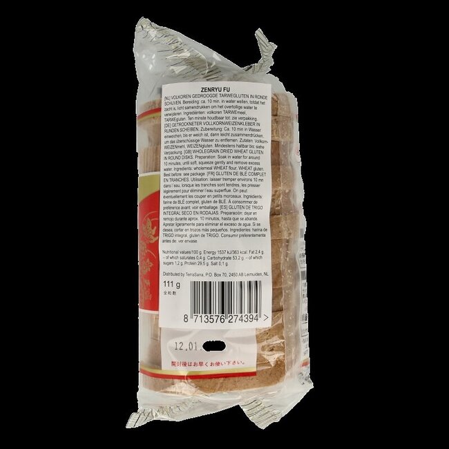 TerraSana Zenryu fu grandes rondelles 111 g