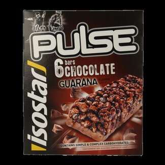 Isostar Barre Isostar Pulse chocolat pack de 6 138 Grammes