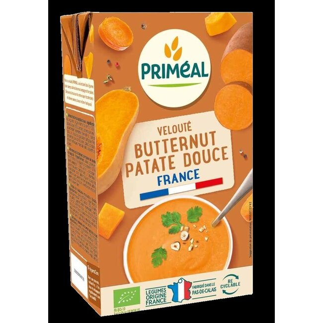 Primeal Soep flespompoen zoete aardappel bio 1 Liter