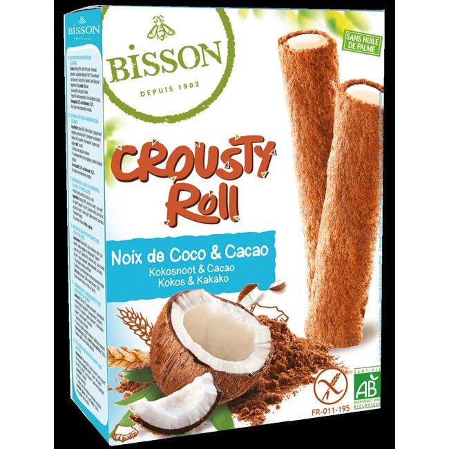 Bisson Crousty roll kokos cacao bio 125 Gram