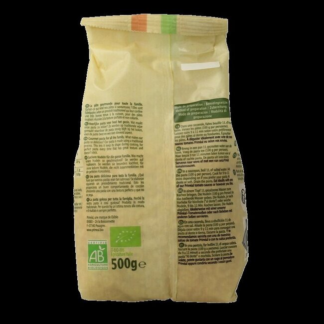 Primeal Macaroni familie bio 500 Gram
