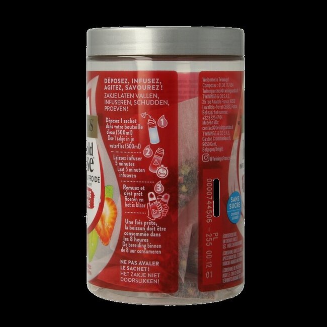 Twinings Cold infuse watermeloen aardbei munt 10 Zakjes