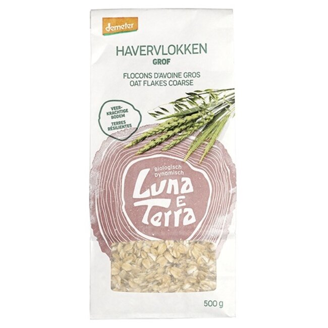 Havervlokken grof demeter bio 500 Gram