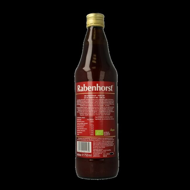 Jus de tomate bio Rabenhorst 750 ml
