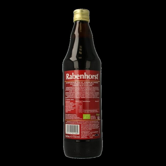 Rabenhorst Bietensap bio 750 Milliliter