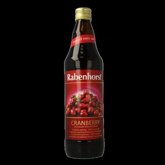 Rabenhorst Rabenhorst Cranberrysap puur bio 750 Milliliter
