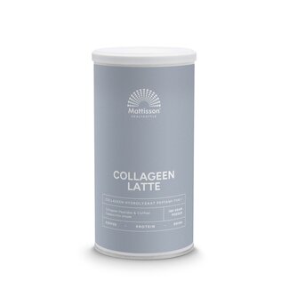 Mattisson Mattisson Absolute collageen & latte instant coffee drink 180 Gram