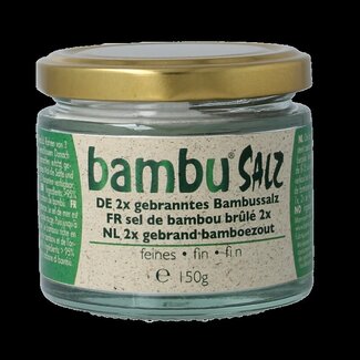 Bambu Salz Bambu Salz Bamboezout fijn 2x gebrand 150 Gram