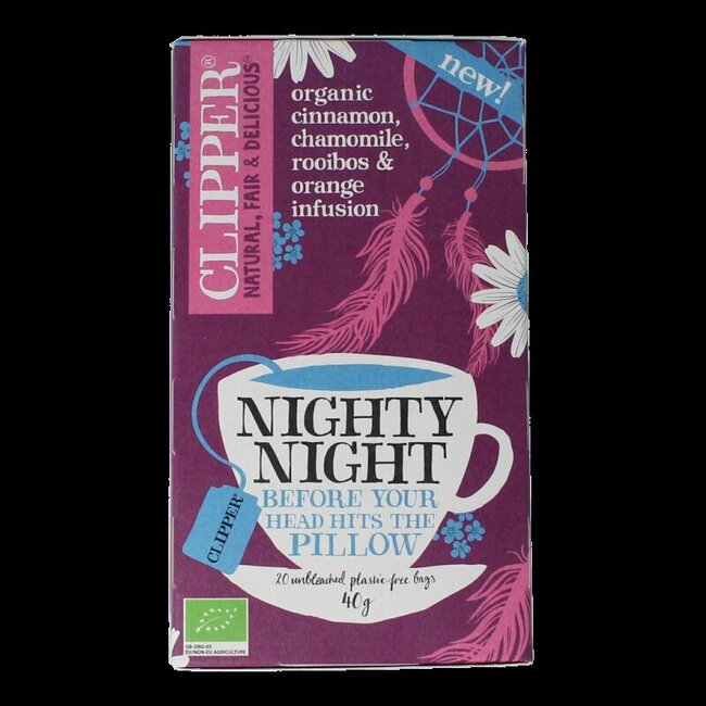 Kruidenthee nighty night bio 20 Zakjes