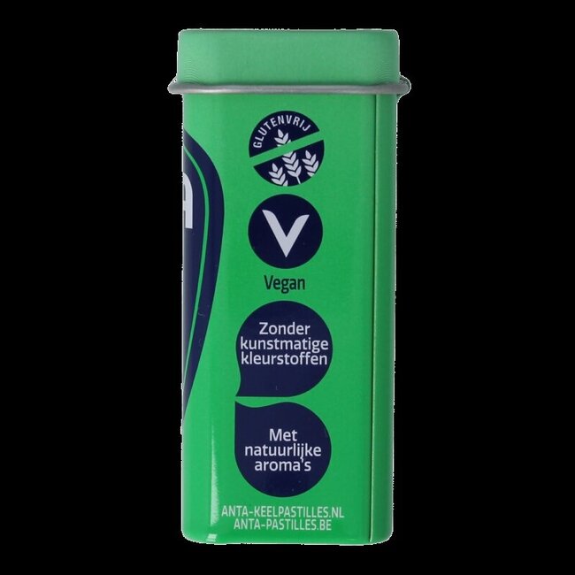 Anta Refresh eucalyptus menthol extra sterk suikervrij 72 Gram