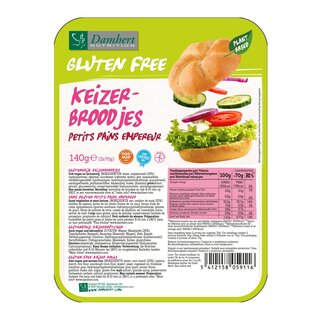 Damhert Damhert Keizerbroodje glutenvrij 140 Gram