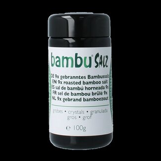 Bambu Salz Sel de bambou gros grain brûlé 9 fois 100 g