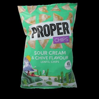 Proper Chips Proper Chips saveur crème aigre et ciboulette 85 g