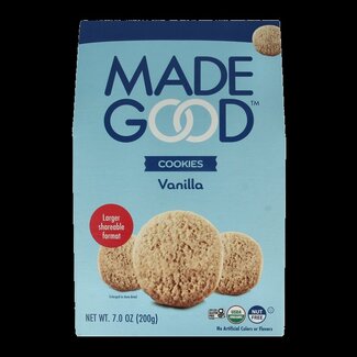 Made Good Made Good Crunchy cookies vanilla bio 200 Gram