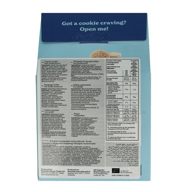Made Good Cookies croquants vanille bio 200 g