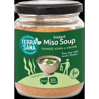 TerraSana TerraSana Instant miso soep poeder bio 130 Gram
