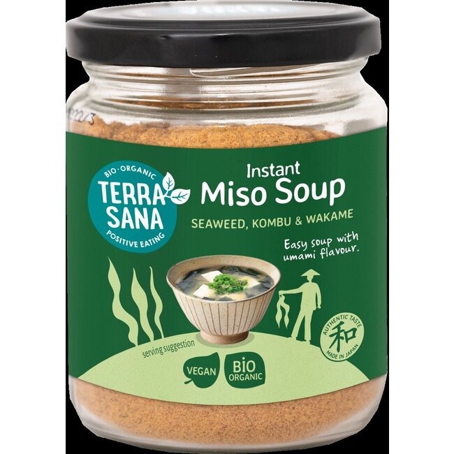 TerraSana Instant miso soep poeder bio 130 Gram