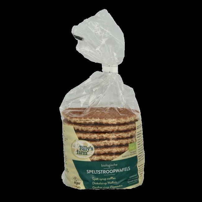 Billy's Farm Spelt stroopwafels bio 300 Gram
