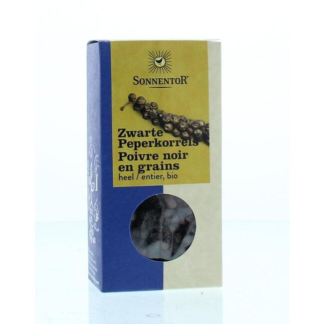 Peperkorrels zwart bio 55 Gram