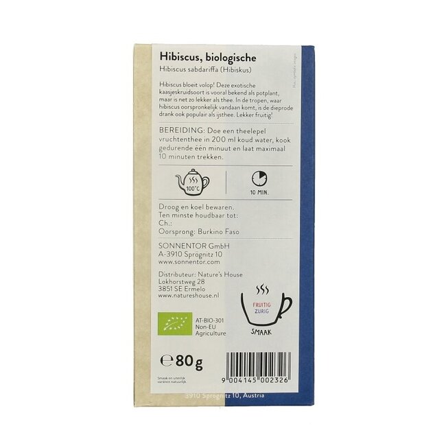 Sonnentor Hibiscus bio en vrac 80 g