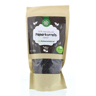 MijnNatuurwinkel MijnNatuurwinkel Peperkorrels zwart 250 Gram