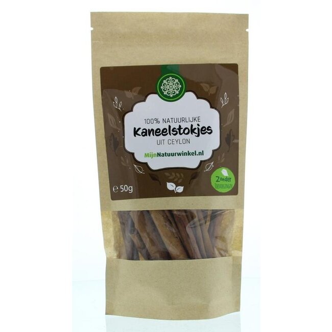 MijnNatuurwinkel Kaneelstokjes uit Ceylon 50 Gram