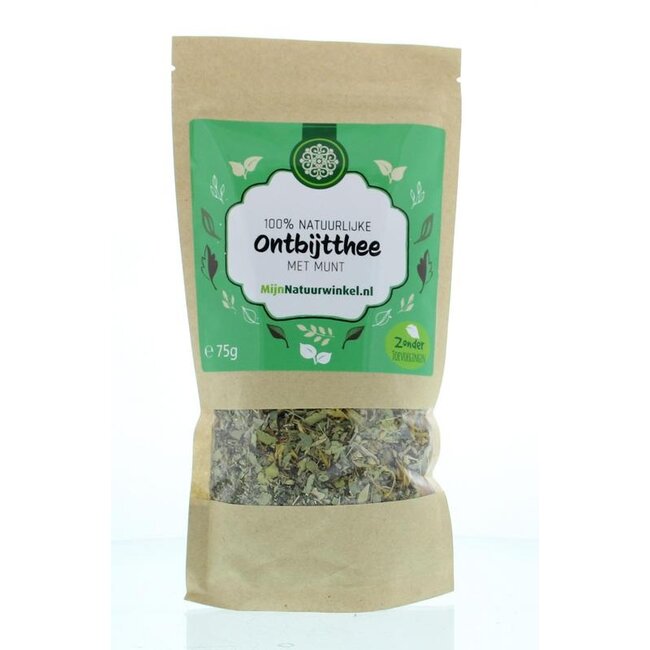 MijnNatuurwinkel Ontbijt thee met munt 75 Gram